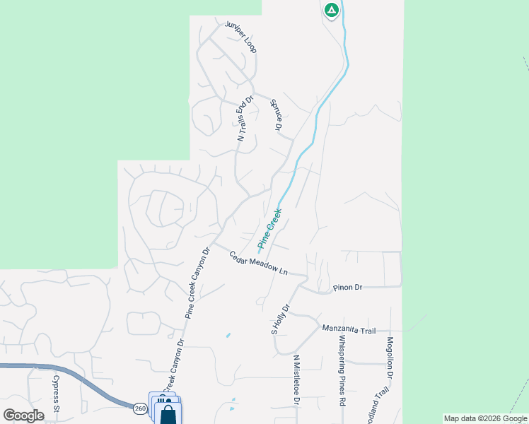 map of restaurants, bars, coffee shops, grocery stores, and more near 4697 Old Trail End Drive in Pine