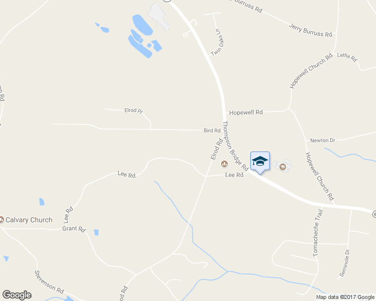 map of restaurants, bars, coffee shops, grocery stores, and more near 4932 Lee Road in Gainesville