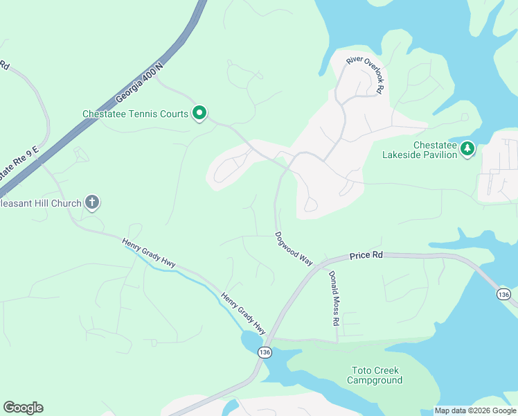 map of restaurants, bars, coffee shops, grocery stores, and more near 80 Fieldstone Lane in Dawsonville
