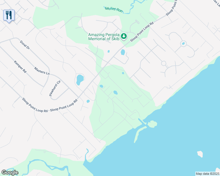 map of restaurants, bars, coffee shops, grocery stores, and more near 131 Roberts Road in Hampstead