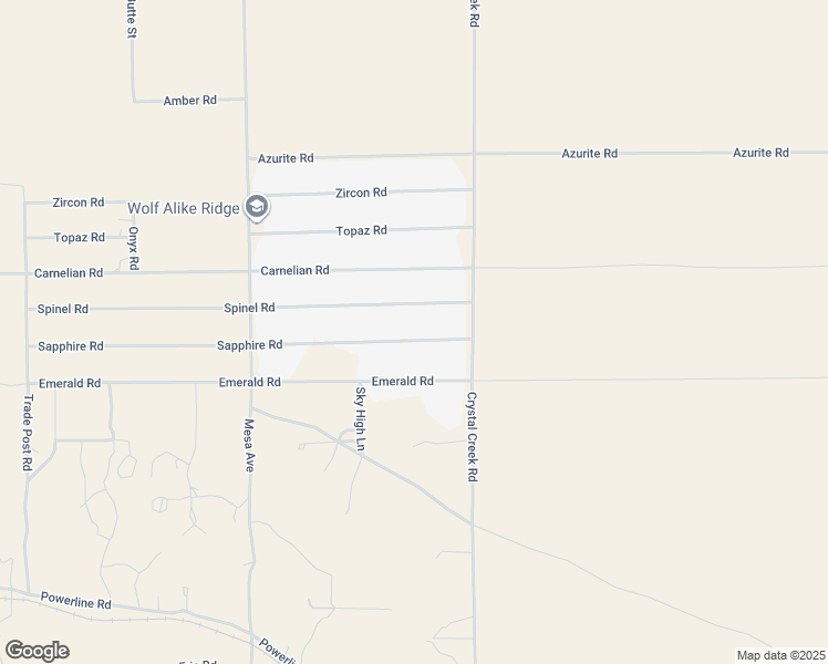 map of restaurants, bars, coffee shops, grocery stores, and more near 32778 Sapphire Road in Lucerne Valley