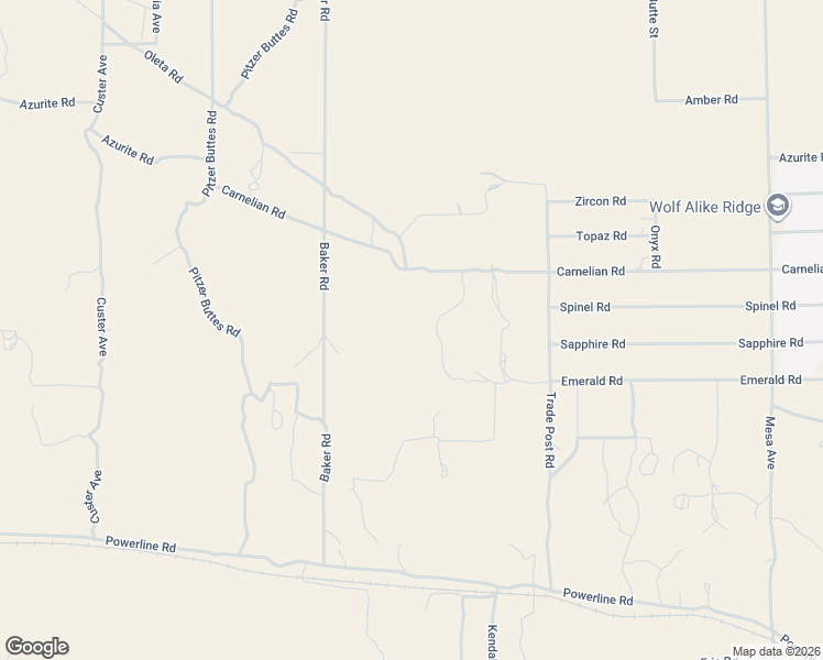 map of restaurants, bars, coffee shops, grocery stores, and more near 31875 Sapphire Road in Lucerne Valley