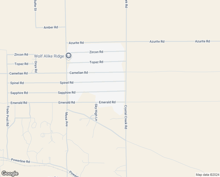 map of restaurants, bars, coffee shops, grocery stores, and more near 32778 Sapphire Road in Lucerne Valley