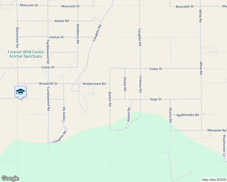 map of restaurants, bars, coffee shops, grocery stores, and more near 8355 Barbet Road in Phelan
