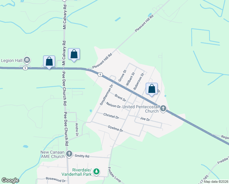 map of restaurants, bars, coffee shops, grocery stores, and more near 2239 South Carolina 9 in Dillon