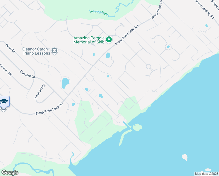 map of restaurants, bars, coffee shops, grocery stores, and more near 254 Red Fox Trail in Hampstead