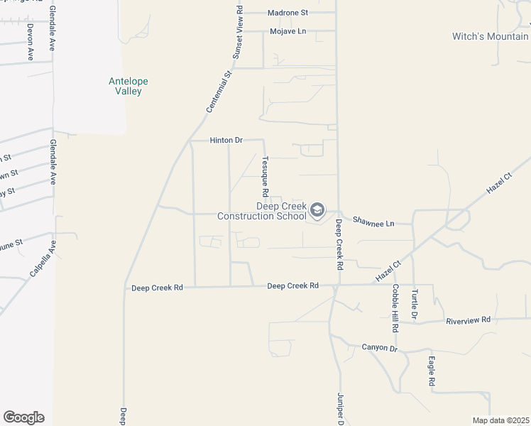 map of restaurants, bars, coffee shops, grocery stores, and more near 19976 Cornelian Road in Apple Valley