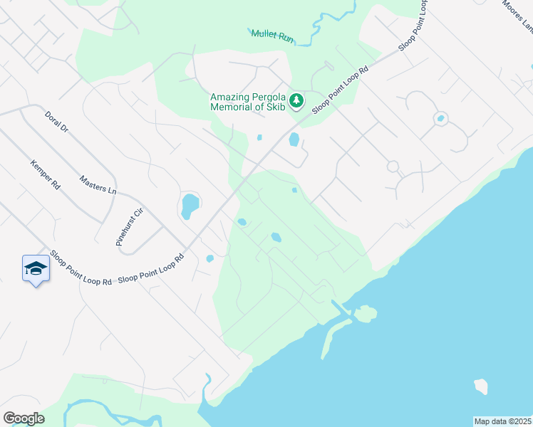 map of restaurants, bars, coffee shops, grocery stores, and more near 131 Roberts Road in Hampstead