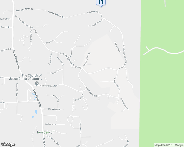 map of restaurants, bars, coffee shops, grocery stores, and more near 15932 Live Oak Springs Canyon Road in Los Angeles County