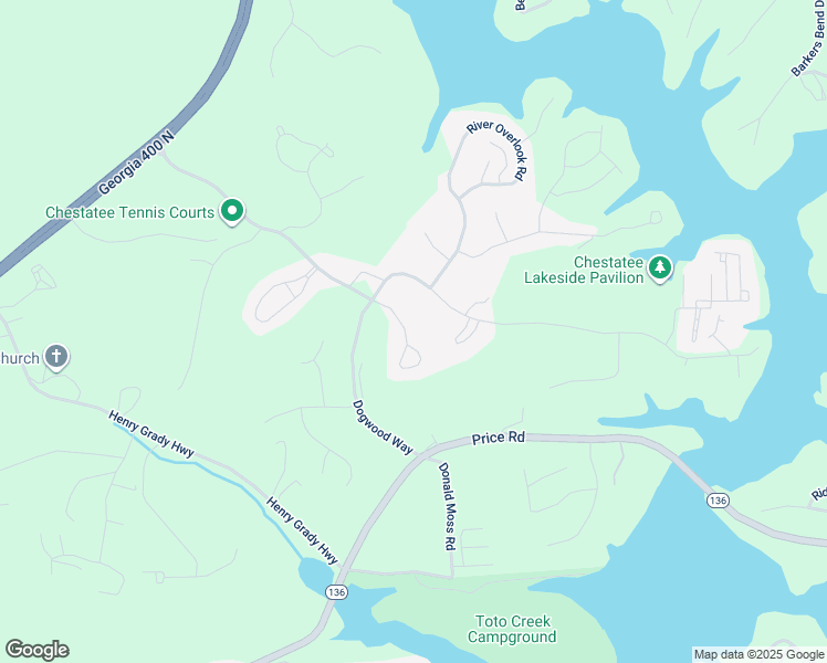 map of restaurants, bars, coffee shops, grocery stores, and more near 743 Night Fire Drive in Dawsonville