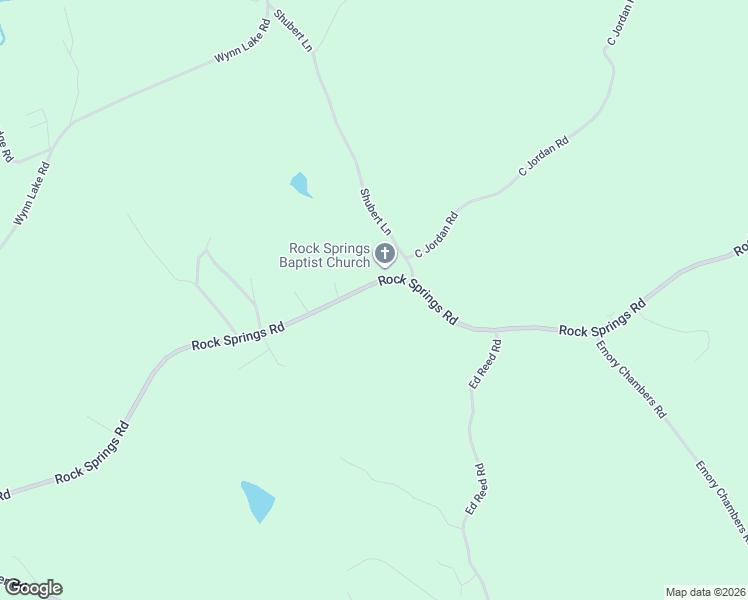 map of restaurants, bars, coffee shops, grocery stores, and more near 748 Rock Springs Road in Lula