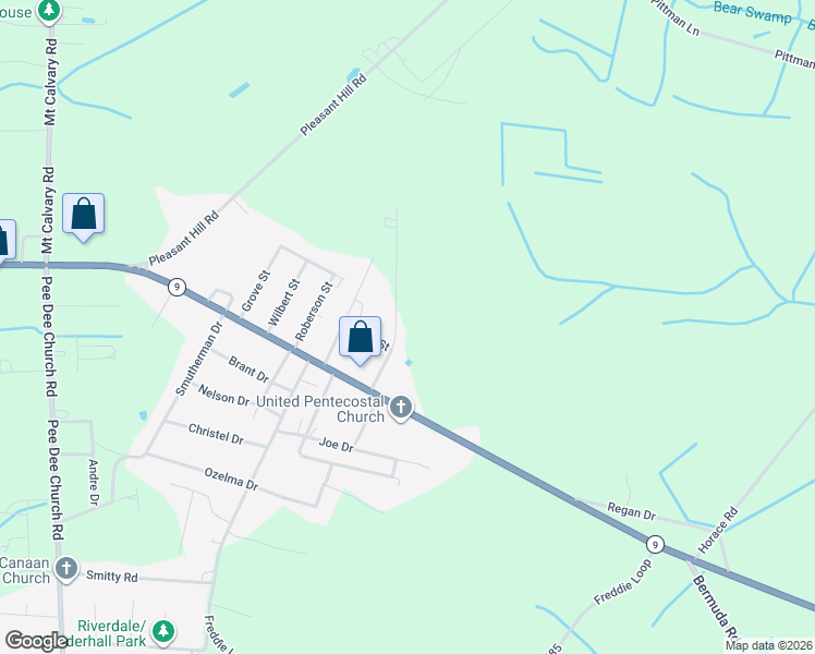 map of restaurants, bars, coffee shops, grocery stores, and more near 126 Legion Drive in Dillon