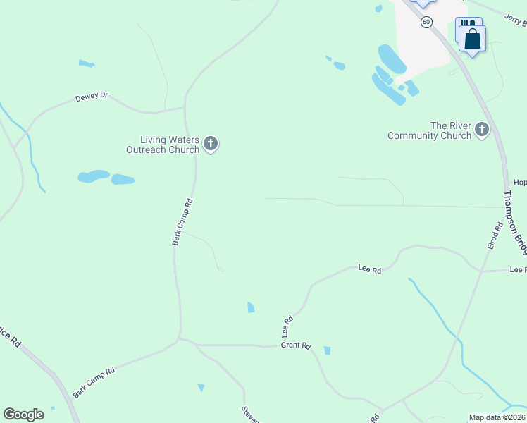 map of restaurants, bars, coffee shops, grocery stores, and more near 5123 Bird Road in Gainesville