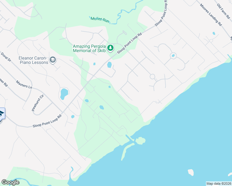 map of restaurants, bars, coffee shops, grocery stores, and more near 254 Red Fox Trail in Hampstead