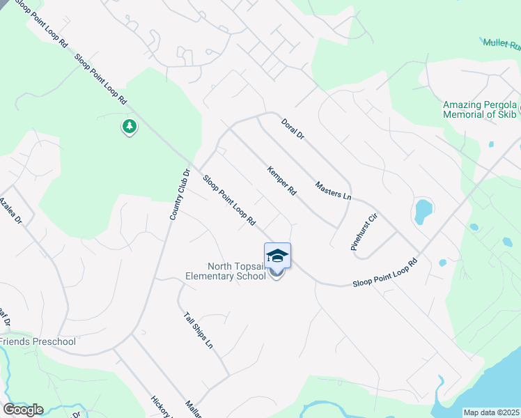 map of restaurants, bars, coffee shops, grocery stores, and more near 43 Silo Court in Hampstead