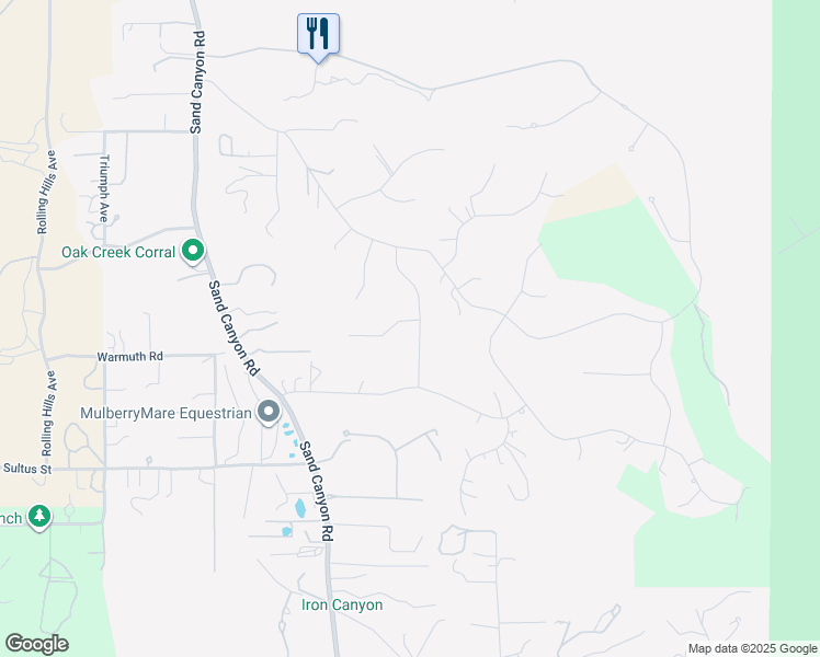 map of restaurants, bars, coffee shops, grocery stores, and more near 27165 Circle-G Drive in Santa Clarita