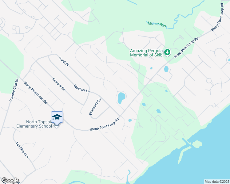map of restaurants, bars, coffee shops, grocery stores, and more near 181 West Craftsman Way in Hampstead