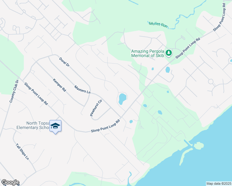 map of restaurants, bars, coffee shops, grocery stores, and more near 181 West Craftsman Way in Hampstead
