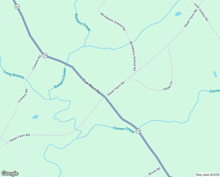 map of restaurants, bars, coffee shops, grocery stores, and more near 2520 Sauer Farm Road in Honea Path