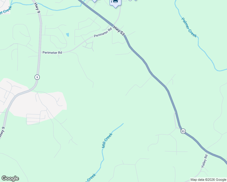 map of restaurants, bars, coffee shops, grocery stores, and more near 271 Hunters Drive in Dawsonville