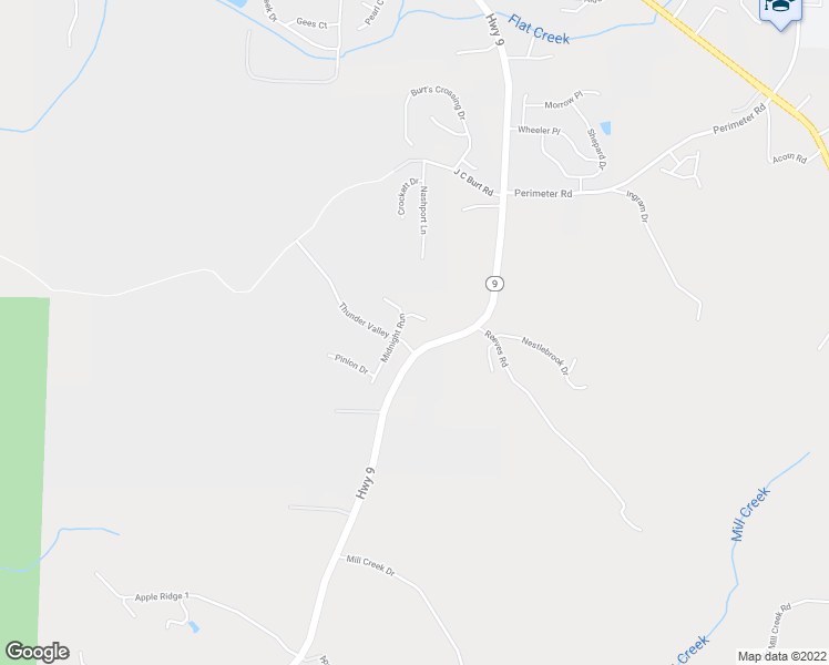 map of restaurants, bars, coffee shops, grocery stores, and more near 1350 Georgia 9 in Dawsonville
