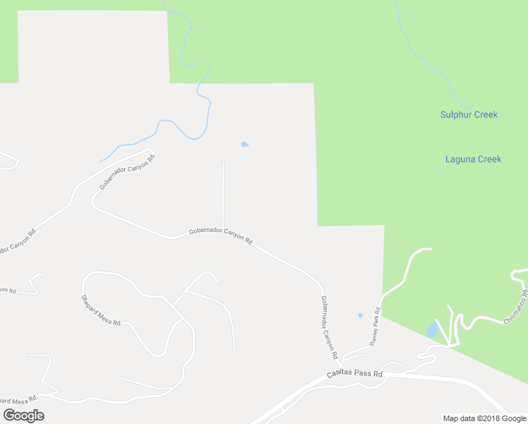 map of restaurants, bars, coffee shops, grocery stores, and more near 7244 Gobernador Canyon Road in Carpinteria