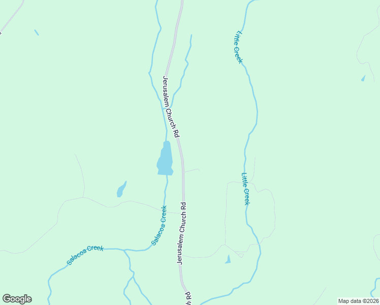 map of restaurants, bars, coffee shops, grocery stores, and more near 1100 Jerusalem Church Road in Waleska