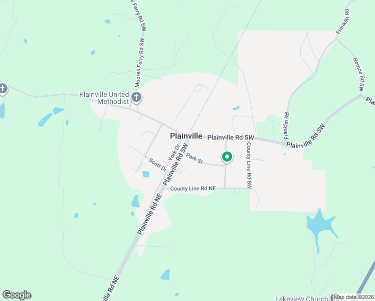 map of restaurants, bars, coffee shops, grocery stores, and more near 504 Plainville Road Southwest in Plainville