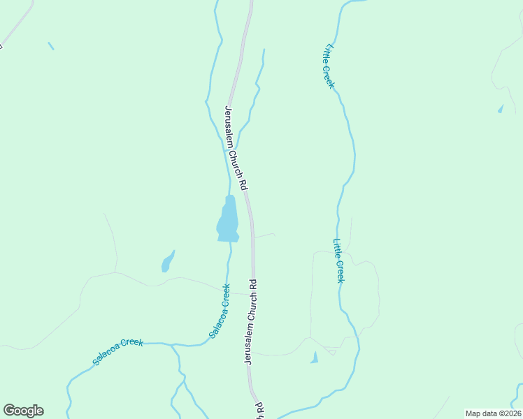 map of restaurants, bars, coffee shops, grocery stores, and more near 1100 Jerusalem Church Road in Waleska