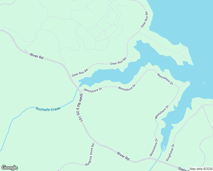 map of restaurants, bars, coffee shops, grocery stores, and more near 608 Westshore Drive in Ridgeway