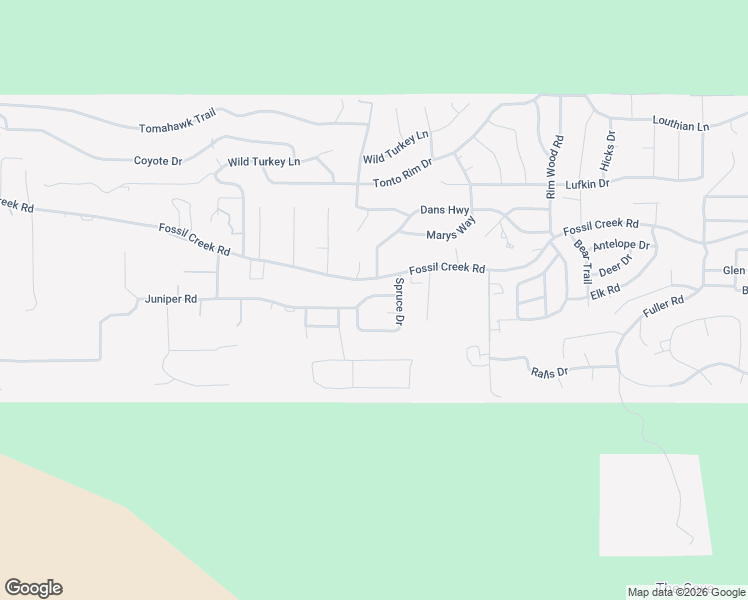 map of restaurants, bars, coffee shops, grocery stores, and more near 9079 Juniper Road in Pine