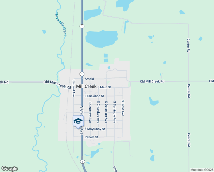 map of restaurants, bars, coffee shops, grocery stores, and more near 501 East Main Street in Mill Creek