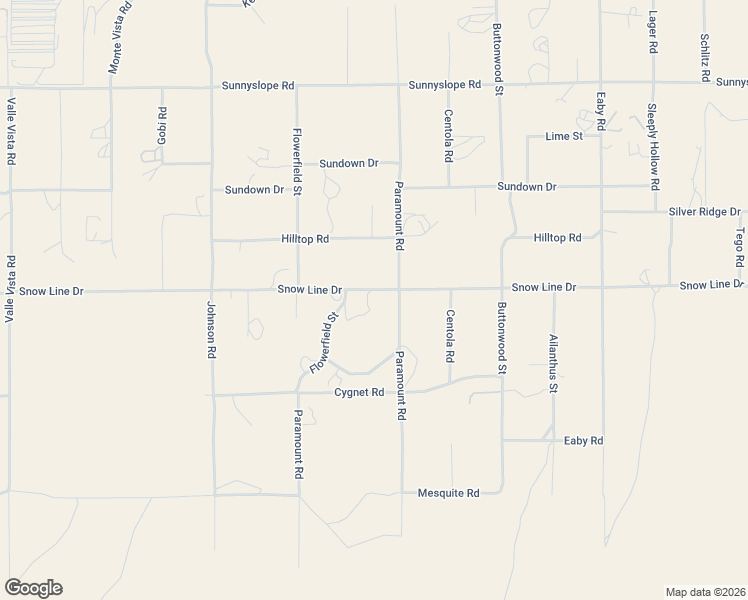 map of restaurants, bars, coffee shops, grocery stores, and more near 5295 Snow Line Drive in Phelan