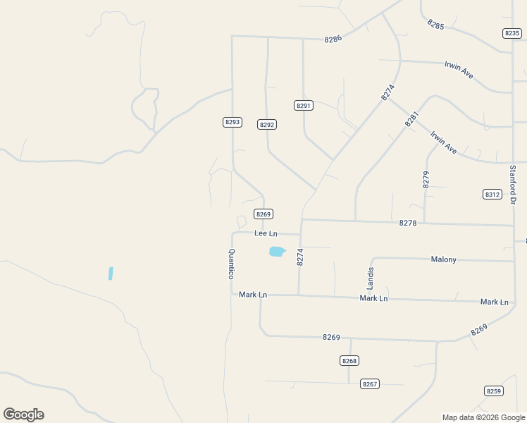 map of restaurants, bars, coffee shops, grocery stores, and more near County Road 8269 in Apache County