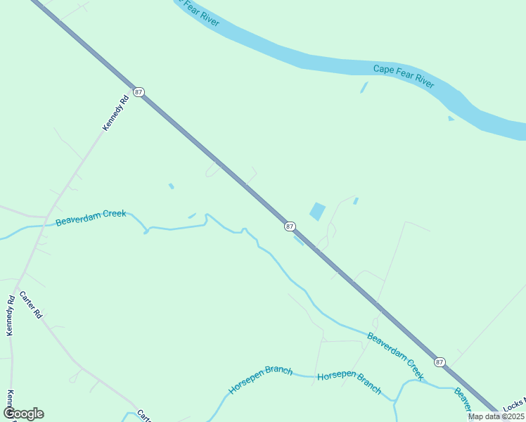 map of restaurants, bars, coffee shops, grocery stores, and more near 23010 North Carolina 87 in Riegelwood