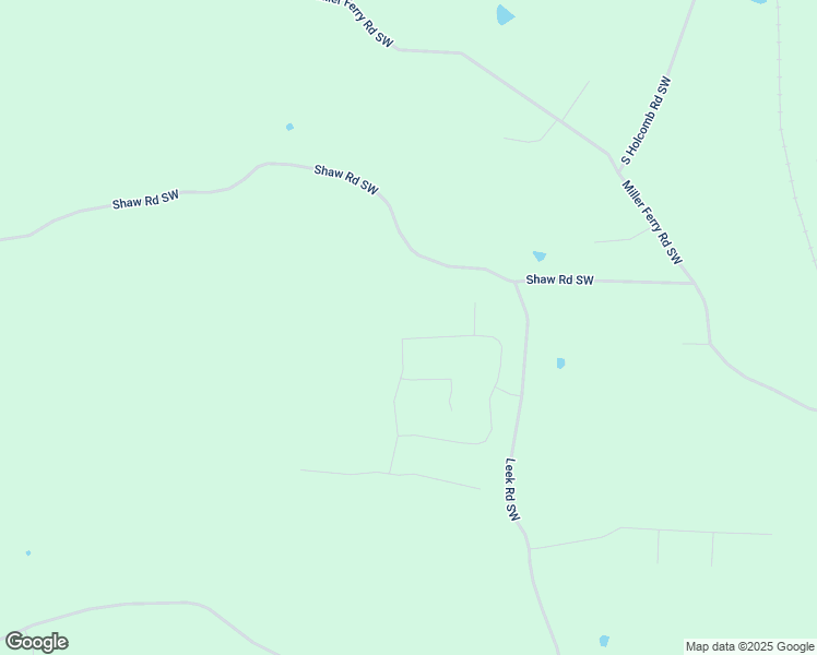 map of restaurants, bars, coffee shops, grocery stores, and more near 365 Riverboat Drive in Adairsville