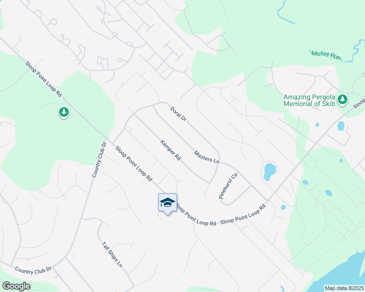 map of restaurants, bars, coffee shops, grocery stores, and more near 328 Kemper Road in Hampstead