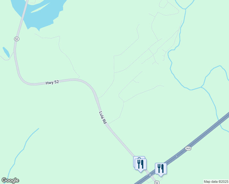 map of restaurants, bars, coffee shops, grocery stores, and more near 6319 River Plantation Drive in Lula