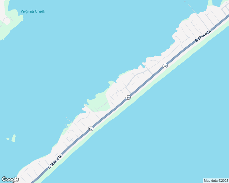 map of restaurants, bars, coffee shops, grocery stores, and more near 40 South Oak Drive in Surf City