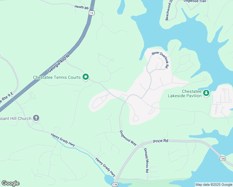 map of restaurants, bars, coffee shops, grocery stores, and more near 503 Night Fire Drive in Dawsonville