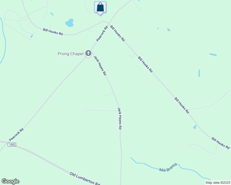 map of restaurants, bars, coffee shops, grocery stores, and more near 2726 Jack Hayes Road in Whiteville
