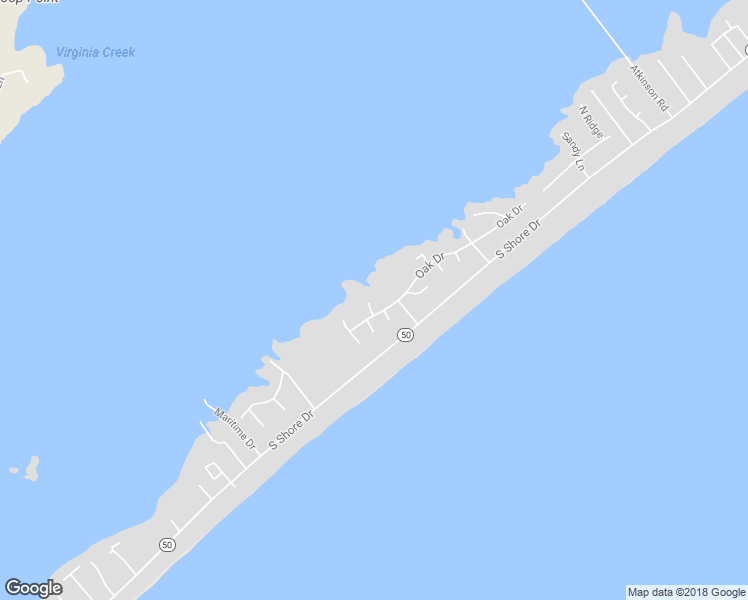 map of restaurants, bars, coffee shops, grocery stores, and more near 46 Sound Court in Surf City
