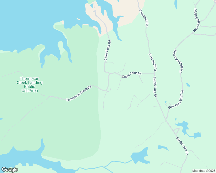 map of restaurants, bars, coffee shops, grocery stores, and more near 61 Coles Point Rd in Batesville