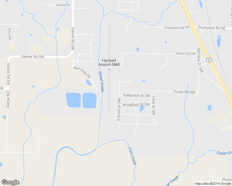 map of restaurants, bars, coffee shops, grocery stores, and more near 3401 S Point Drive Southwest in Hartselle