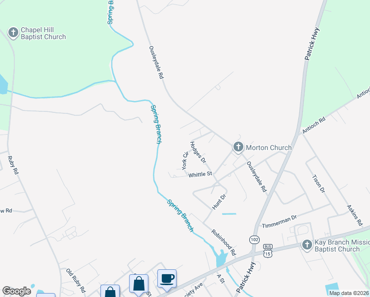 map of restaurants, bars, coffee shops, grocery stores, and more near 1338 Hodges Drive in Hartsville
