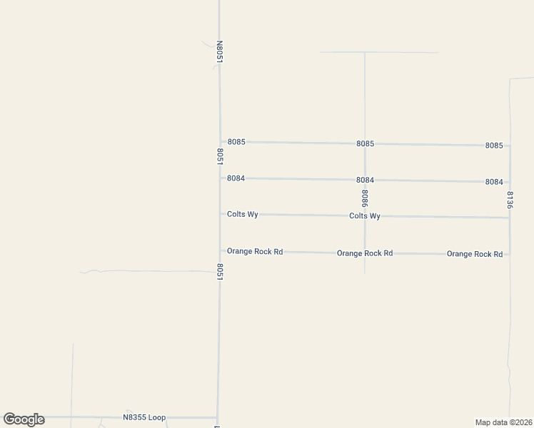 map of restaurants, bars, coffee shops, grocery stores, and more near N8082 in Concho