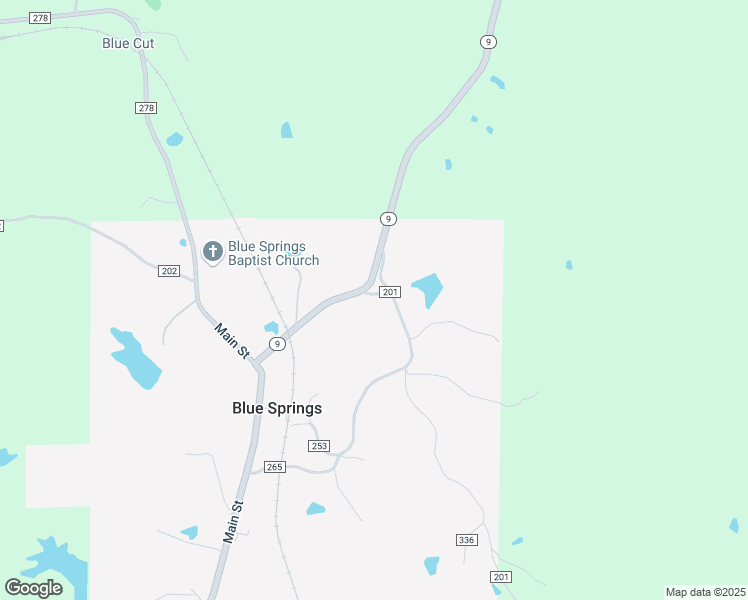 map of restaurants, bars, coffee shops, grocery stores, and more near 1220 1222 1224 Highway 9 South in Blue Springs
