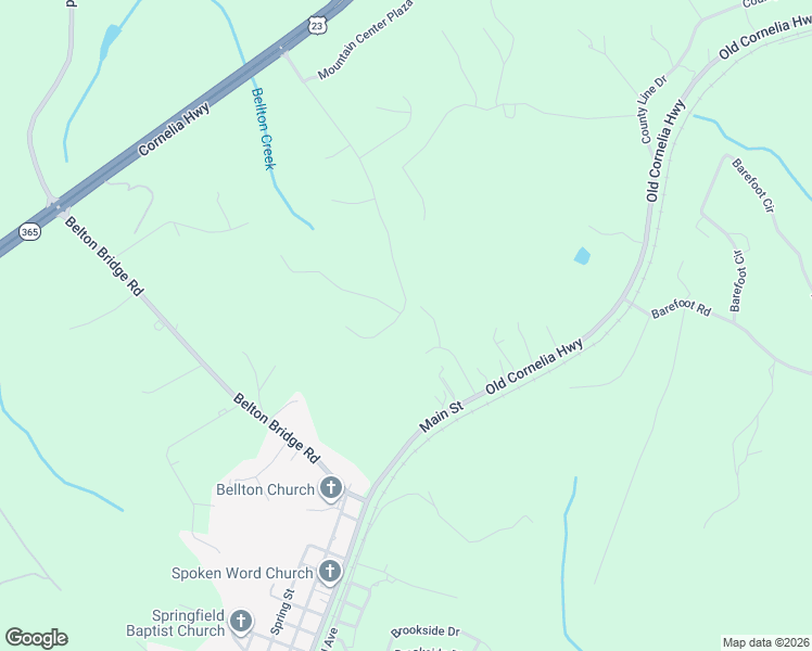 map of restaurants, bars, coffee shops, grocery stores, and more near 5507 Mountain View Parkway in Lula