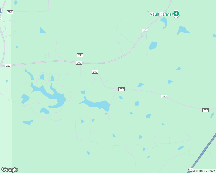 map of restaurants, bars, coffee shops, grocery stores, and more near 25 County Road 212 in Oxford