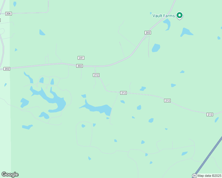map of restaurants, bars, coffee shops, grocery stores, and more near 25 County Road 212 in Oxford